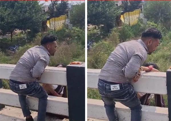 चलती बाइक से नहर में लगाई छलांग, पुल से लटकी थी पत्नी; पति ने राहगीरों की मदद से बचाया