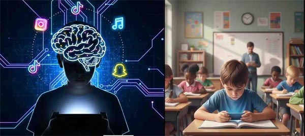 स्टडी में चौंकाने वाला खुलासा: सोशल मीडिया से बच्चों की कंसंट्रेशन पावर हुई कम