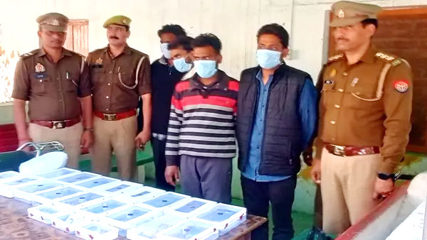 घर जमाई ने की ससुराल में चोरी, चार करोड़ के माल समेत 4 गिरफ्तार