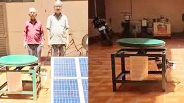धूप से चलने वाले चाक से बनेंगे मिट्टी के बर्तन