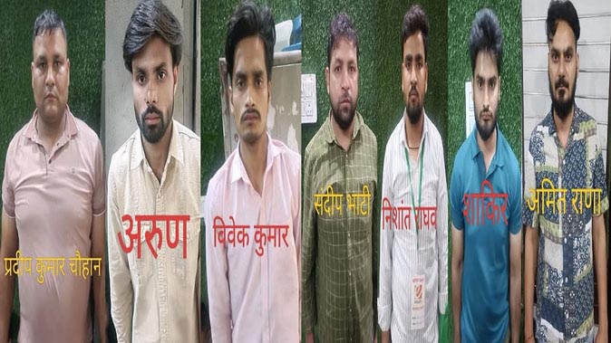 एसएससी परीक्षा में नकल कराने वाले सात गिरफ्तार