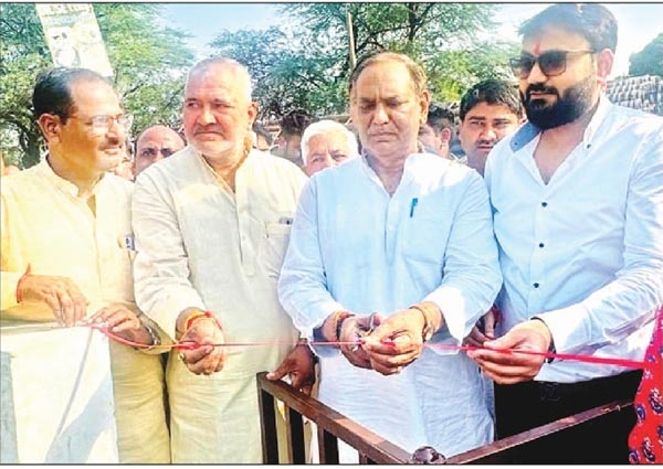 10 लाख रुपयों की लागत से निर्मित पार्क का हुआ लोकार्पण