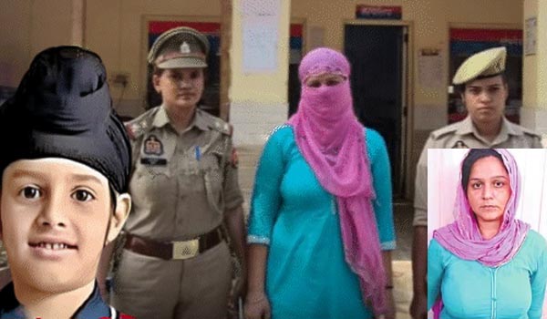 अंगदवीर हत्याकांड: बेटे की हत्यारोपी मां गिरफ्तार, प्रेमी से शादी में बेटा बन रहा था रोड़ा