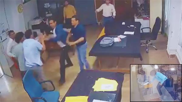 बेटे को नकल करते पकड़ा तो दरोगा ने शिक्षकों को पीटा