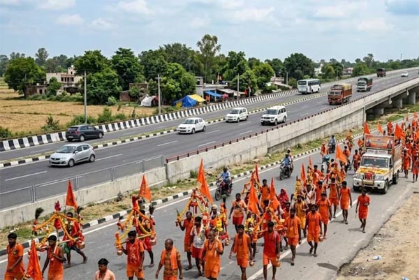 कांवड़ यात्राः वाहनों के लिए खुला रहेगा इकोनामिक कारिडोर और गंगा एक्सप्रेसवे