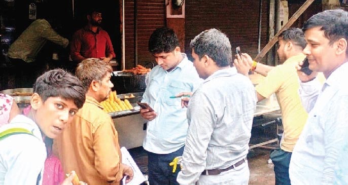 गंगानगर में घटतौली पकड़ी, आठ कारोबारियों के चालान