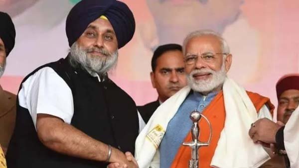 मोदी व बादल की मुलाकात के बाद बीजेपी और अकाली दल के बीच गठबंधन की अटकलें तेज